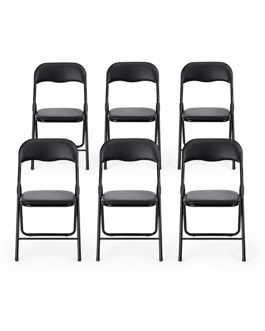 Silla Mango de Metal Plegable para Eventos