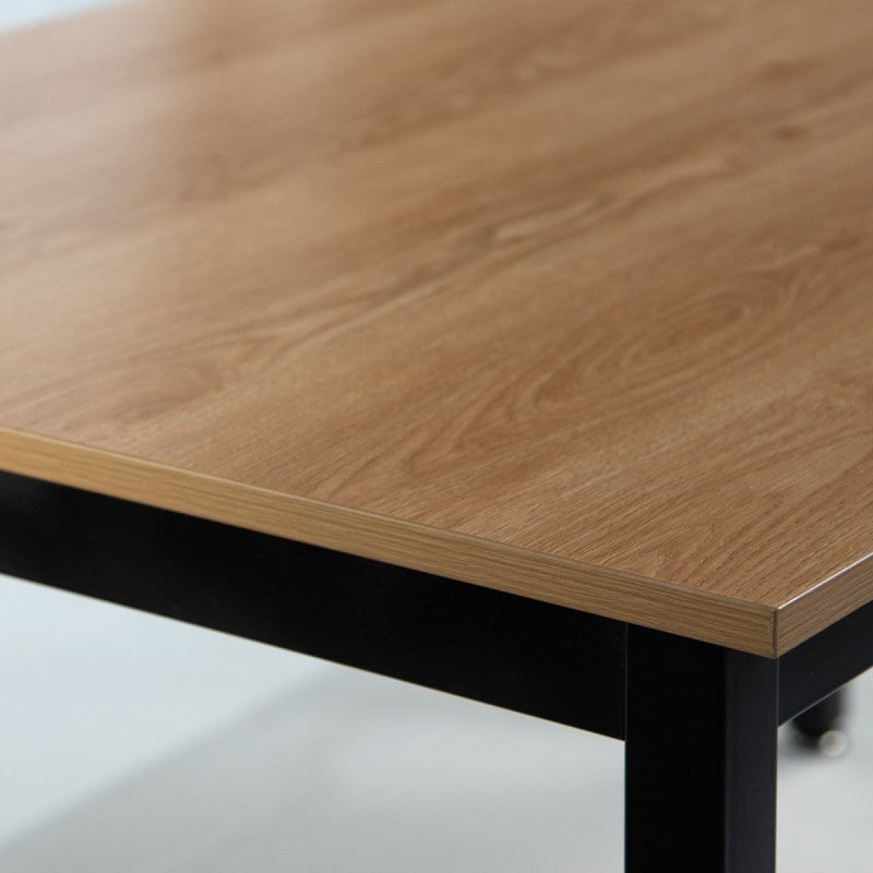 Escritorio Madera De Acacia Y Metal 150 x 80 x 75cm