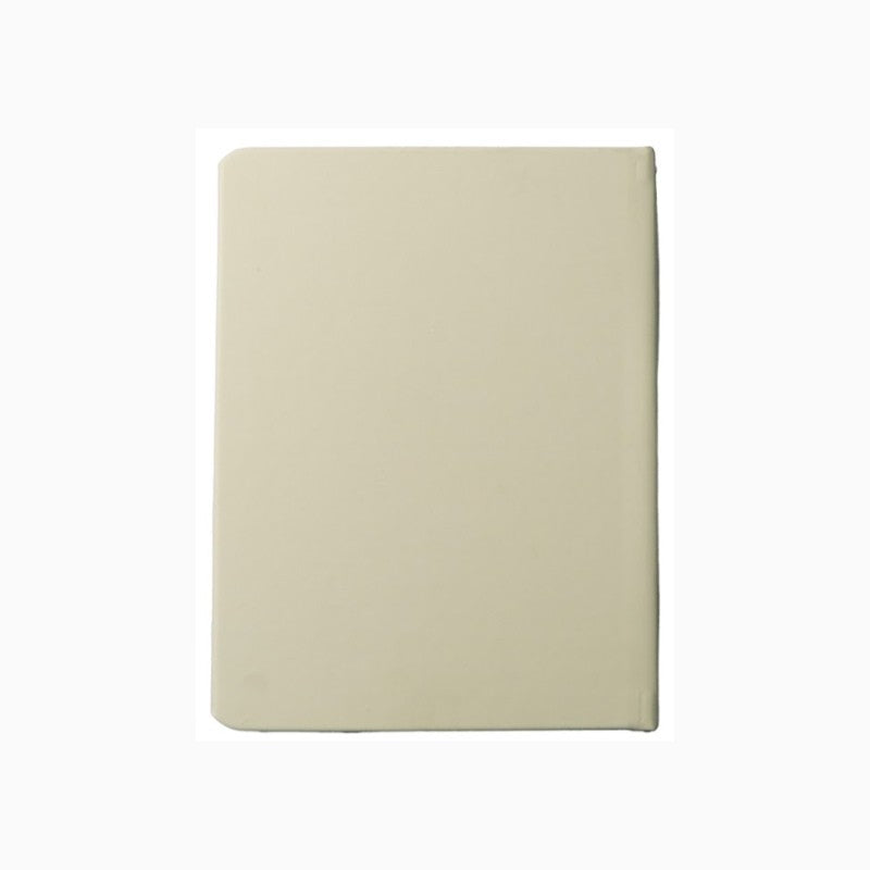 Libreta Planner Varsovia tapa dura Pu / porta lápiz / 112 Hojas 80gsm / Blanco