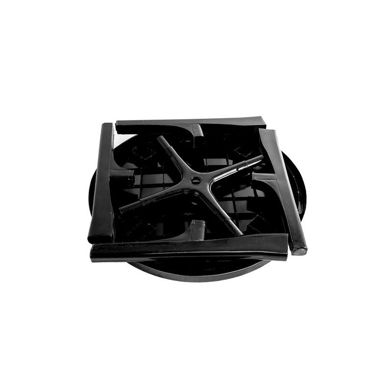 Mesa Roma Plástica Redonda negra