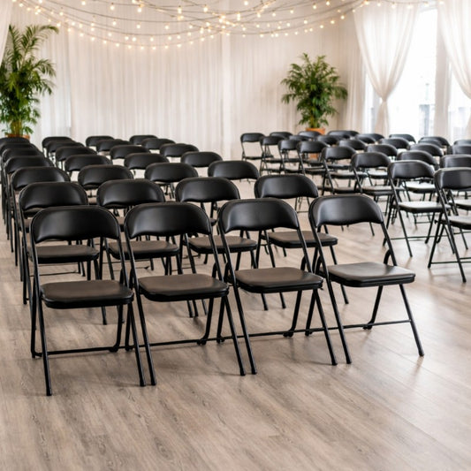 PREVENTA Silla Mango de metal acolchada plegable para eventos