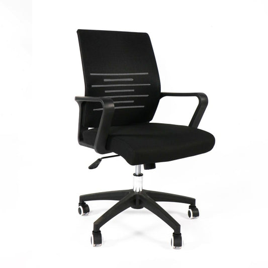 Silla Ejecutiva SMITH nylon mesh + acero cromado