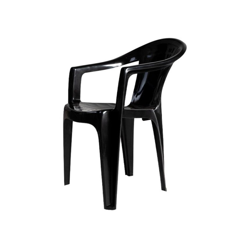 Silla Plástica Milán Negro