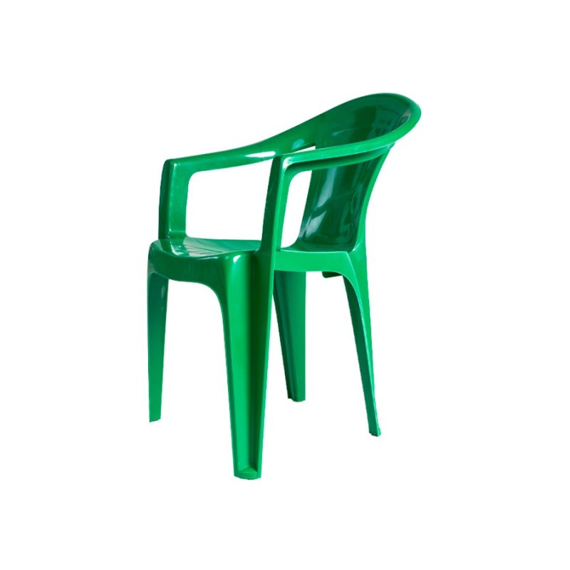Silla Plástica Milán Verde