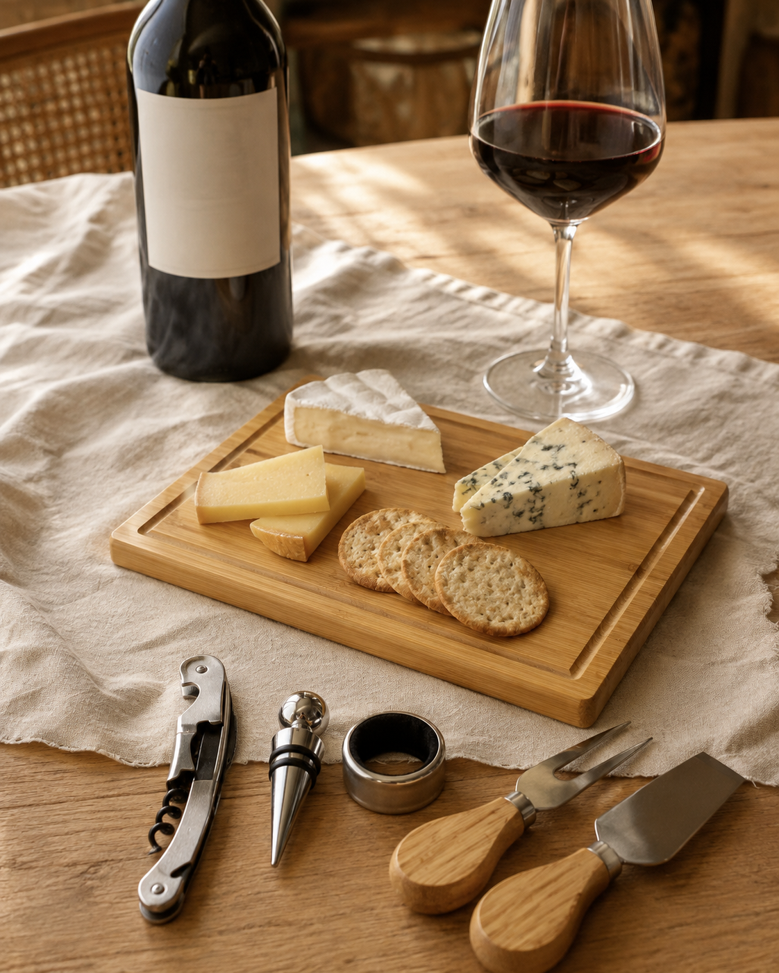 Set Wine & Cheese «Futrono» de Bamboo