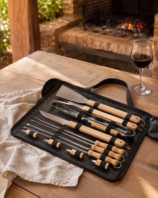Set de BBQ con 10 Herramientas