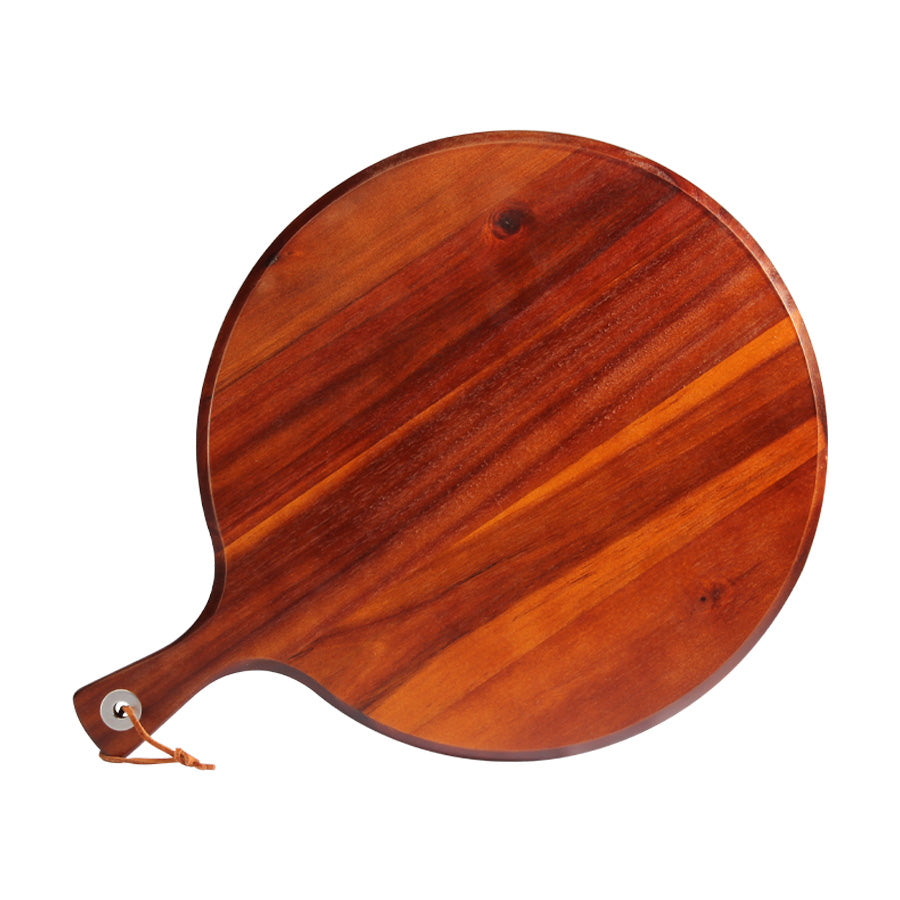 Tabla de Acacia para Pizza Con Asa