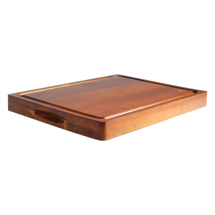 Tabla de Alimentos de Acacia Doble Cara