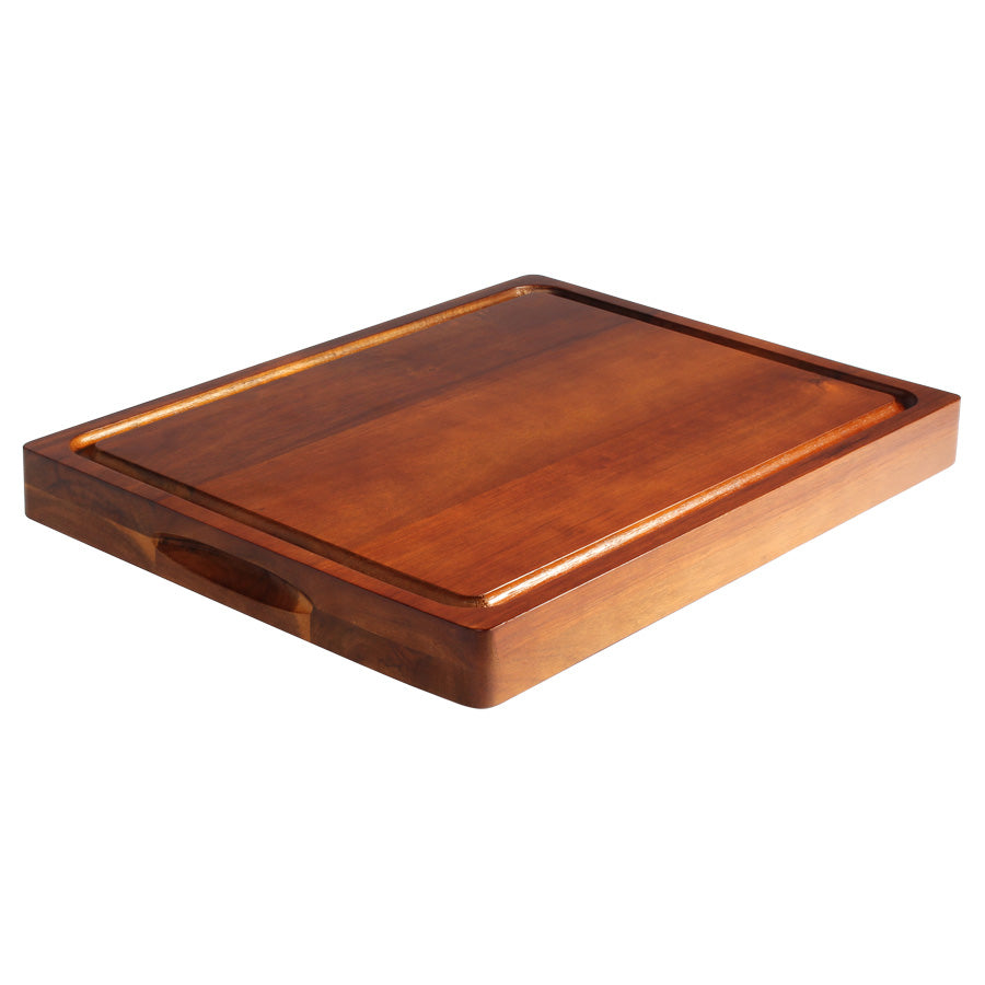 Tabla de Alimentos de Acacia Doble Cara