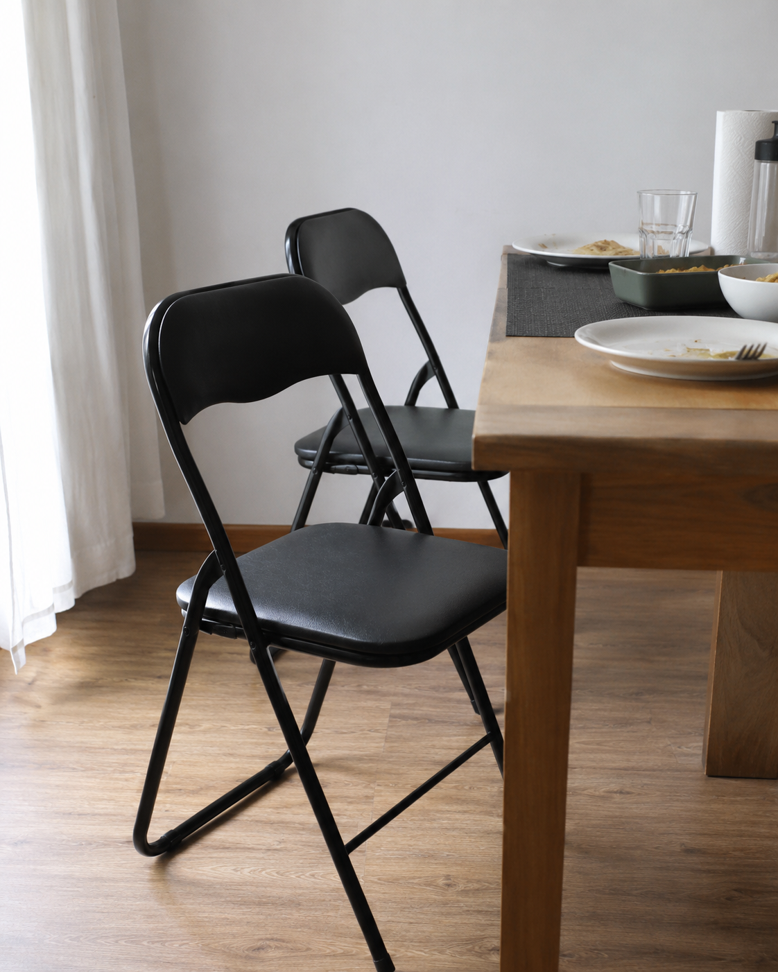 Silla Mango de Metal Plegable para Eventos