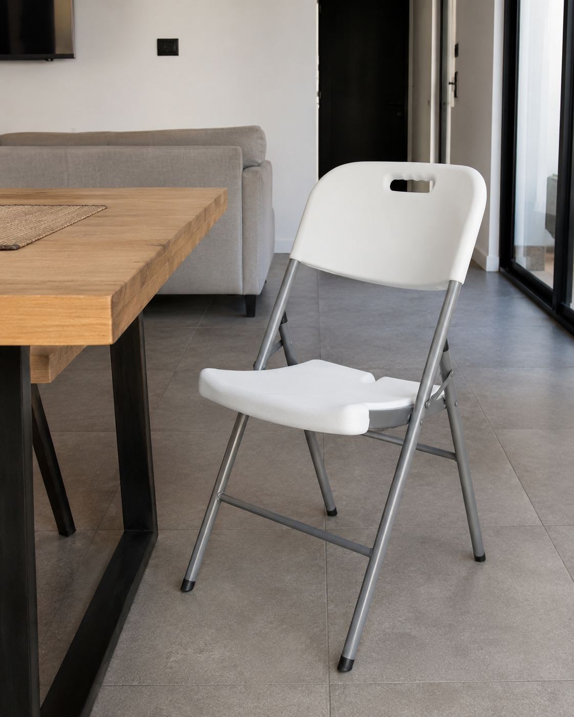 Silla Plegable Blanca para Eventos