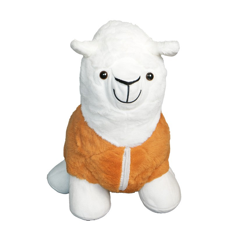 BABY LLAMA MELINKITA NARANJO PELUCHE 38X34X22CM