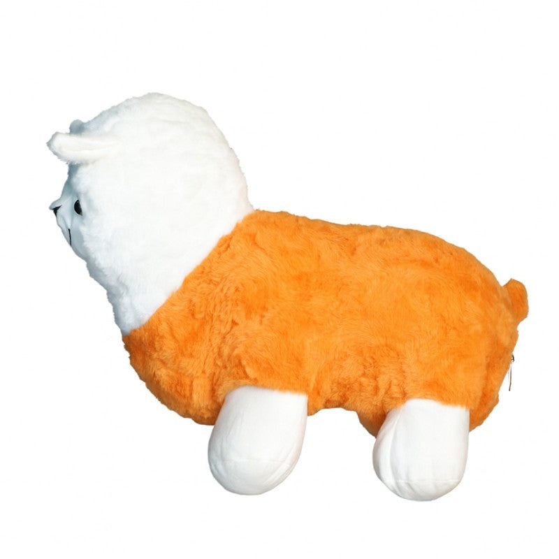 BABY LLAMA MELINKITA NARANJO PELUCHE 38X34X22CM