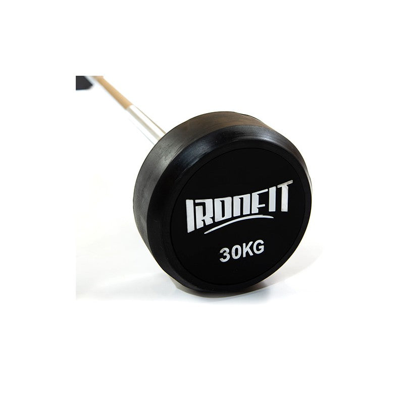 Barra para Pesas 30 kg Compatible con Discos Entrenamiento de Fuerza en Casa