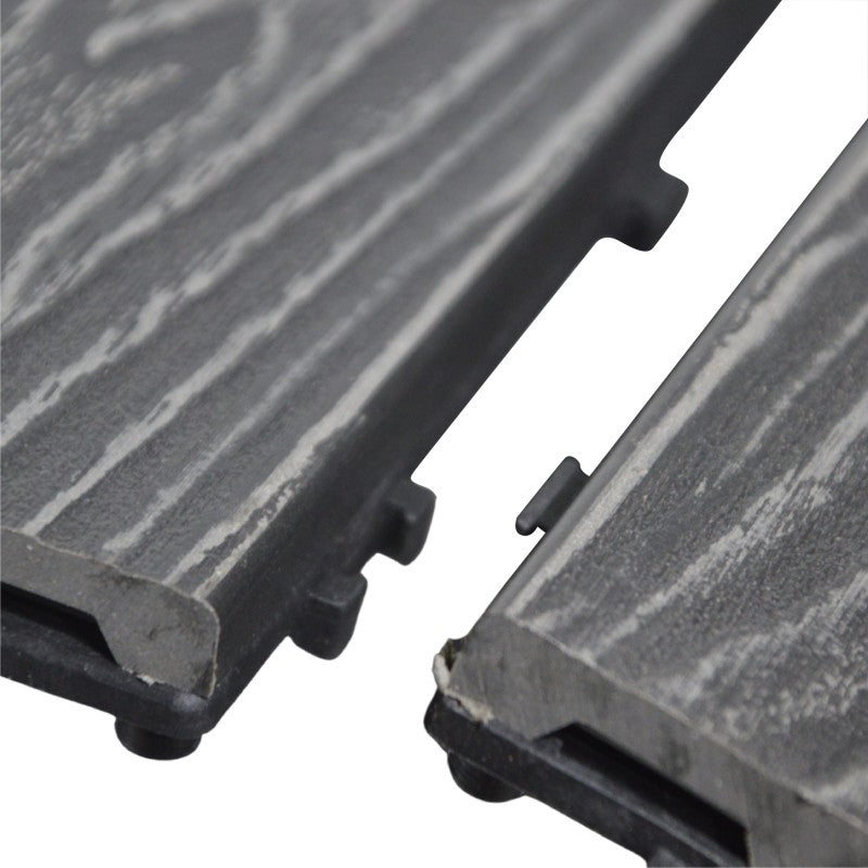 CAJA DE DECK PVC 5 UNIDADES GRIS 90X30X2.5 (1,35m2)