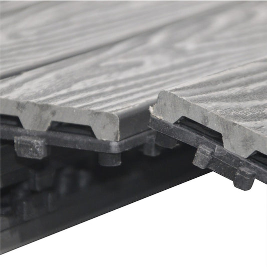 CAJA DE DECK PVC 5 UNIDADES GRIS 90X30X2.5 (1,35m2)