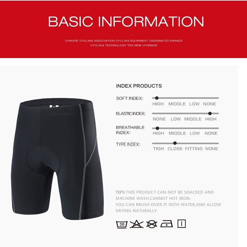 Calzas Acolchadas Hombre Ordinary para Ciclismo SANTIC