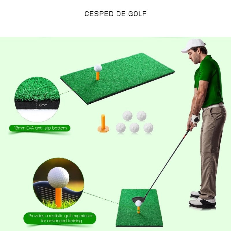 Carpa PGM plegable negra GOLF con bolsillos y 5 pelotas + 1 alfombra