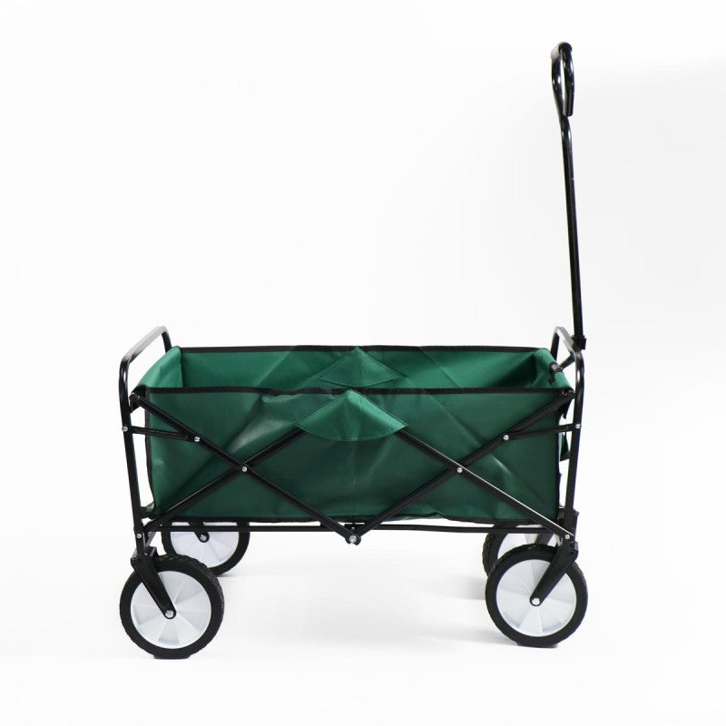 Carro Verde plegable de arrastre OUTDOOR con ruedas 90 x 50 x 65cm
