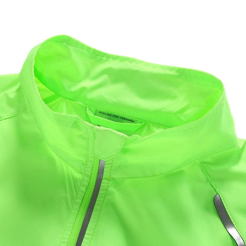 Chaqueta Impermeable Hombre Fluorescence para Ciclismo SANTIC