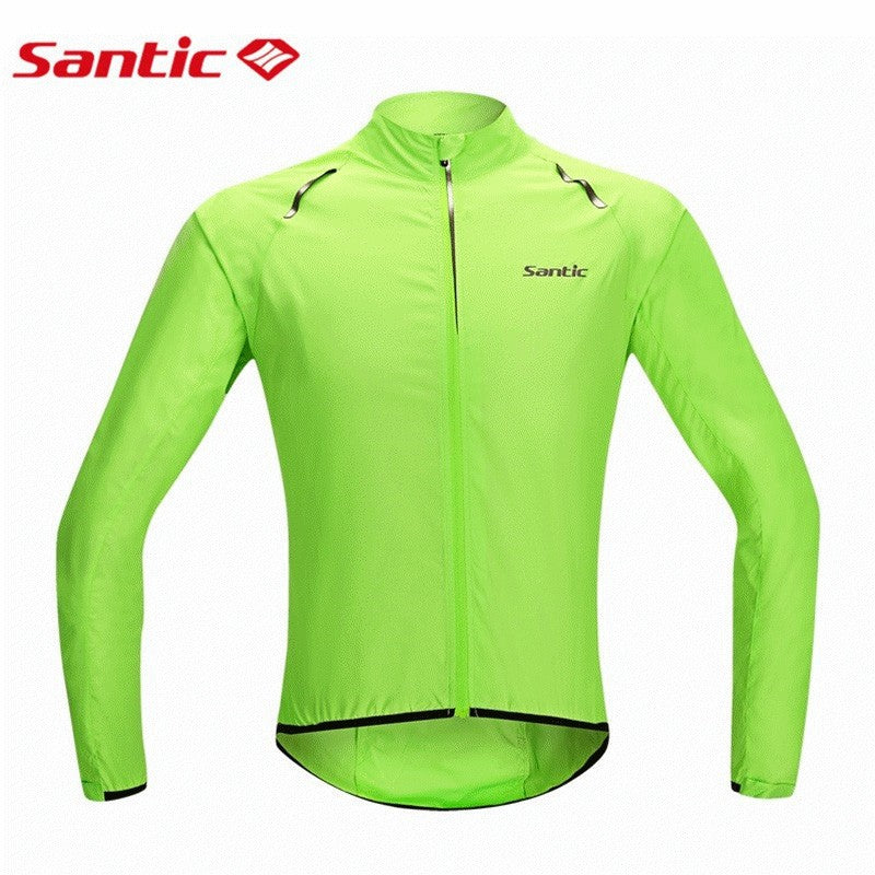 Chaqueta Impermeable Hombre Fluorescence para Ciclismo SANTIC