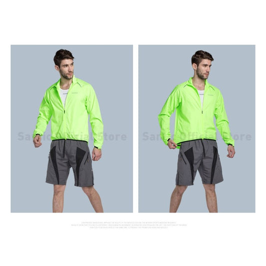 Chaqueta Impermeable Hombre Fluorescence para Ciclismo SANTIC