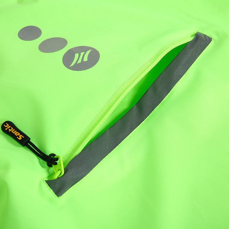 Chaqueta Impermeable Hombre Fluorescence para Ciclismo SANTIC