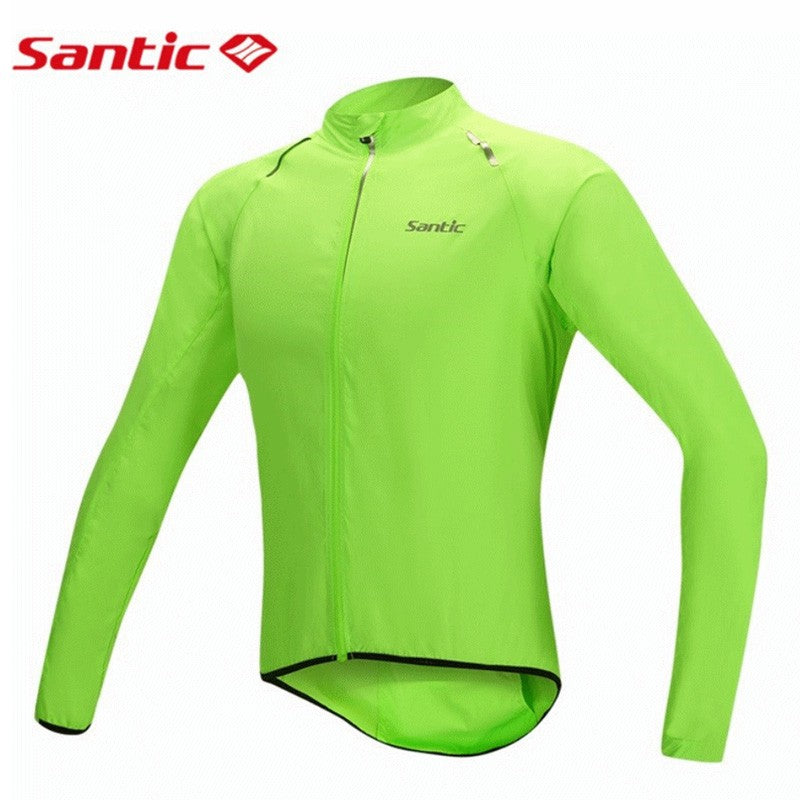 Chaqueta Impermeable Hombre Fluorescence para Ciclismo SANTIC