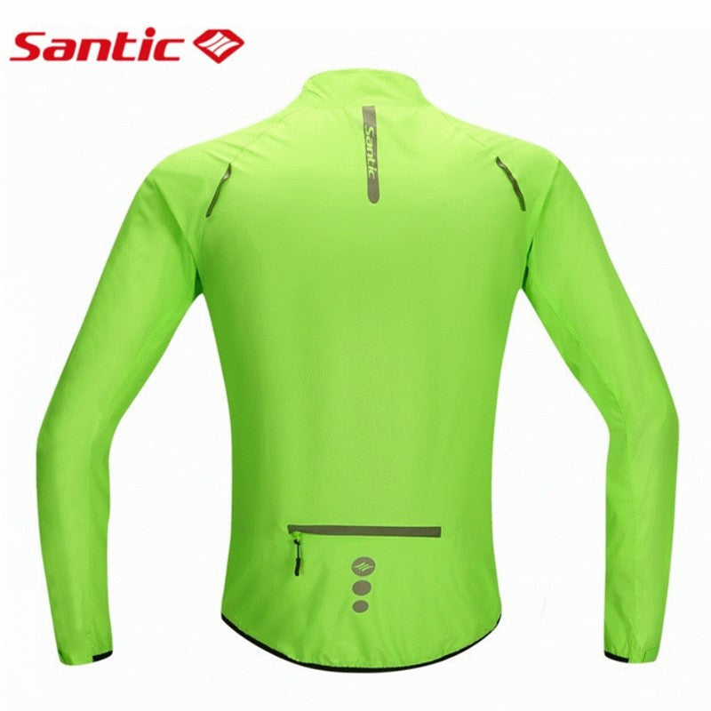 Chaqueta Impermeable Hombre Fluorescence para Ciclismo SANTIC