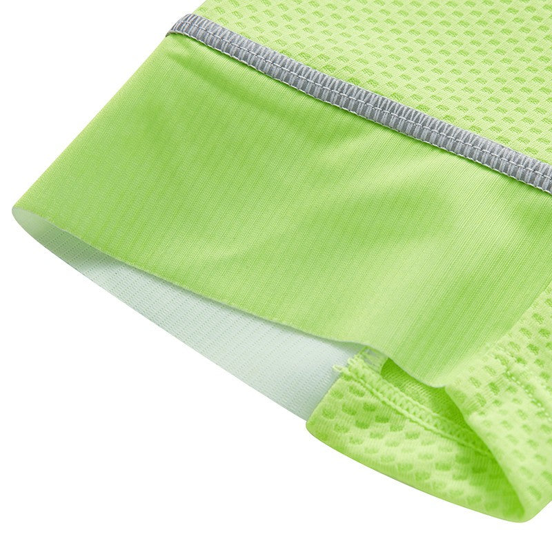 Jersey Hombre Manga Corta Kamen Lightgreen para Ciclismo SANTIC