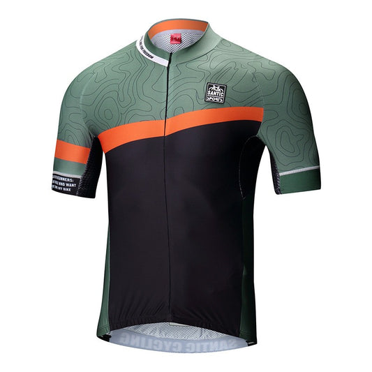 Jersey Hombre Manga Corta Turbonegro para Ciclismo SANTIC