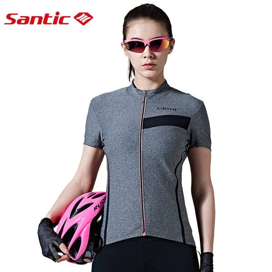 Jersey Mujer Manga Corta Suva para Ciclismo SANTIC