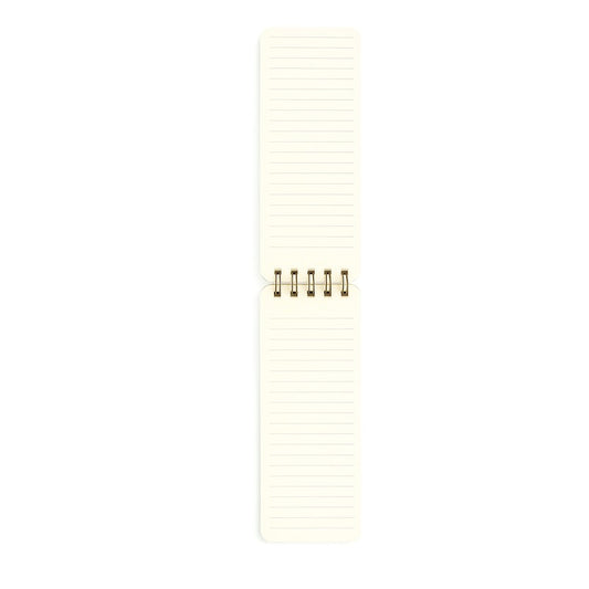 Libreta Planner Cocoon Journal top espiral / 80 hojas 80gsm / 8x22cm Blanco