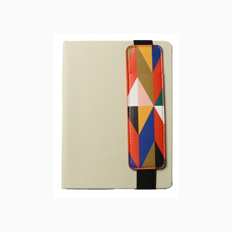 Libreta Planner Varsovia tapa dura Pu / porta lápiz / 112 Hojas 80gsm / Blanco