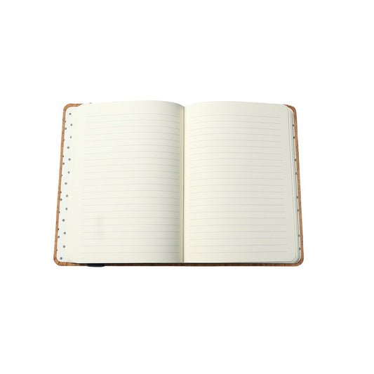 Libreta Planner y estuche Journal tapa corcho / con lápiz / 80 hojas / 13x18cm natural