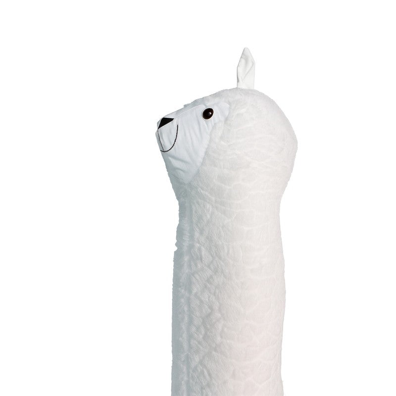 LLAMA MELINKA PELUCHE NARANJO 105X30X45CM