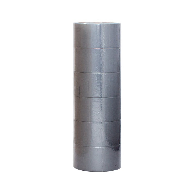 Pack 6 Cintas Adhesivas Gaffer Gris 10 m