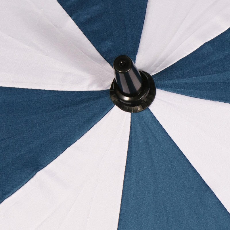 Paragua GOLF TIGER blanco con azul Wind&Water Proof / UV / varas reforzadas D146cm x H110cm
