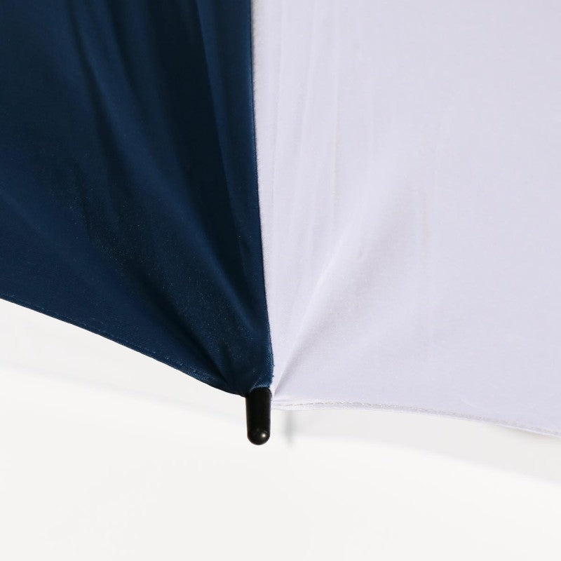 Paragua GOLF TIGER blanco con azul Wind&Water Proof / UV / varas reforzadas D146cm x H110cm