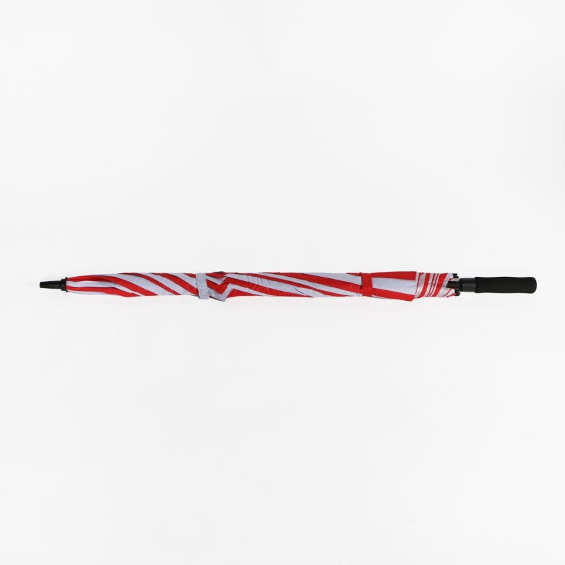Paragua GOLF TIGER blanco con rojo filtro UV con varas reforzadas D146 X H110 cm
