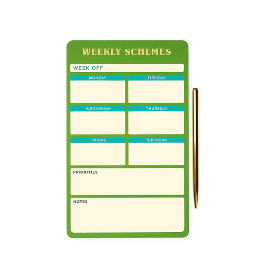 Planner semanal Bird con lápiz / 60 hojas 70gsm / 16x22cm