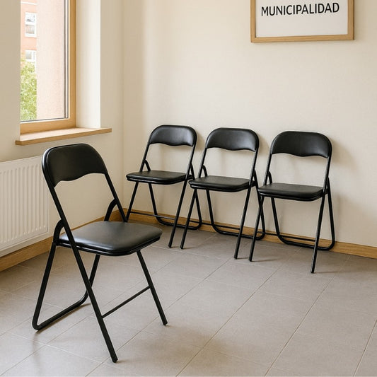 PREVENTA Silla Mango de metal acolchada plegable para eventos