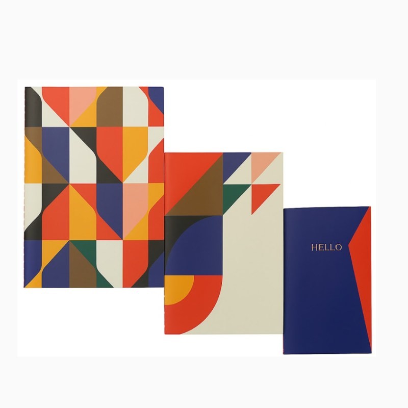Set 3 Libretas Planner Irlanda / 10x15cm 32 Hojas 70gsm / 13x18cm 36 Hojas 70gsm / 15x24cm 40 Hojas 70gsm