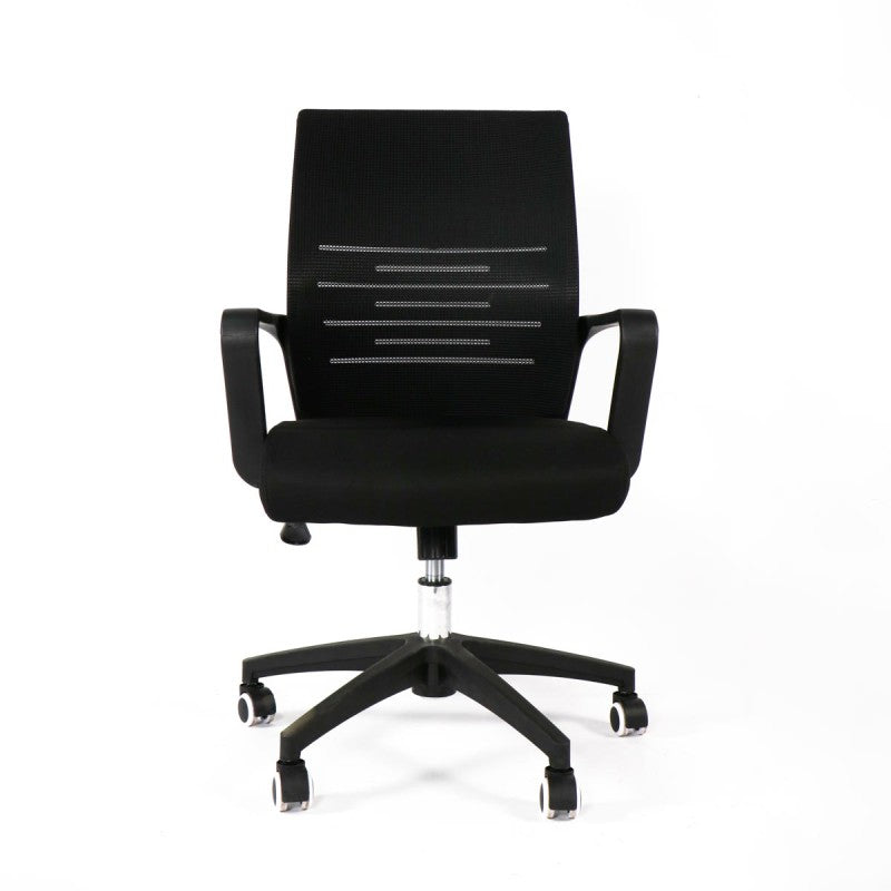 Silla Ejecutiva SMITH nylon mesh + acero cromado