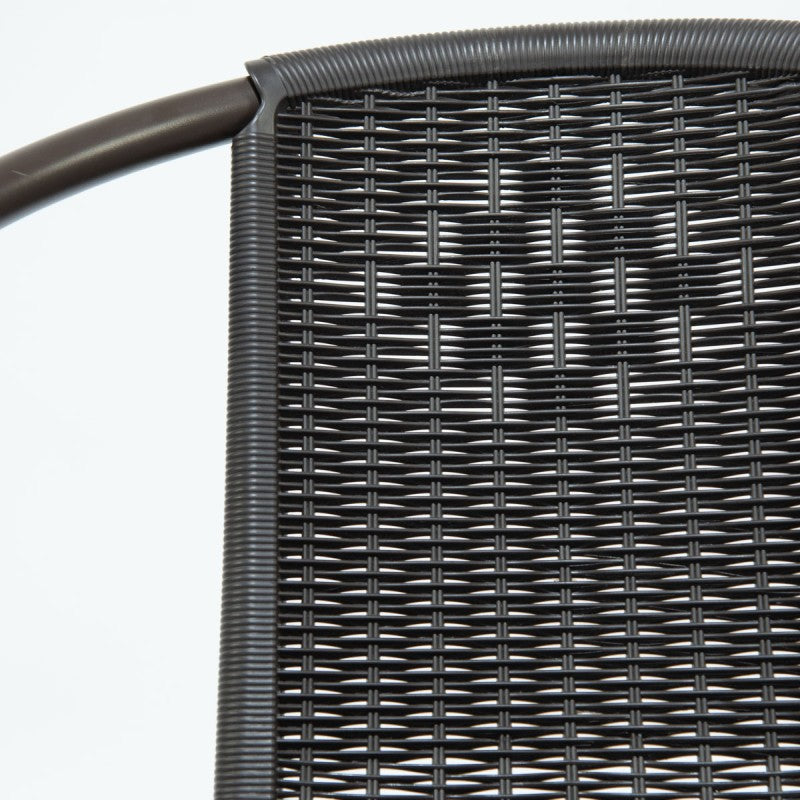 Silla genovia de rattan plástico