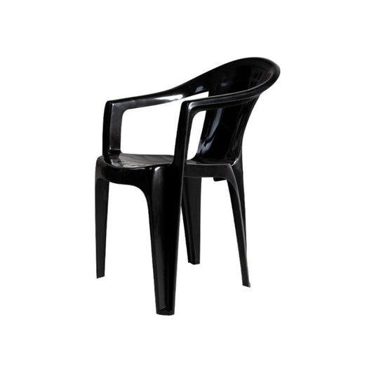 Silla Plástica Milán Negro