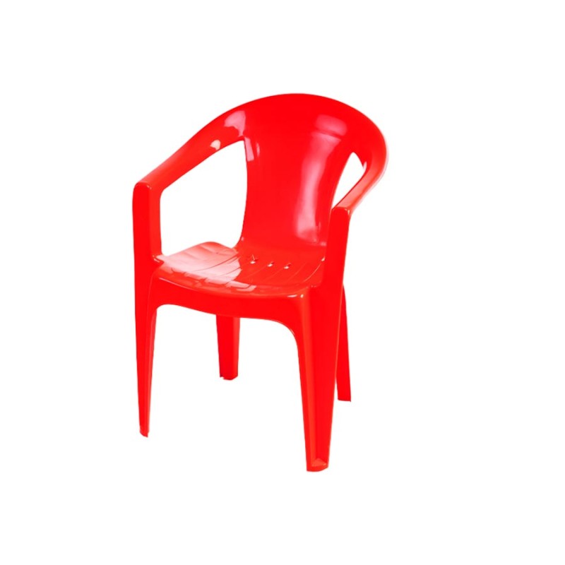 Silla Plástica Milán Rojo