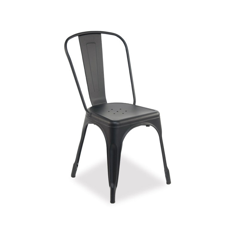 Silla Tolix Metálica Negra